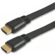 1m Flat Gold High Speed HDMI Lead with Ethernet Support
